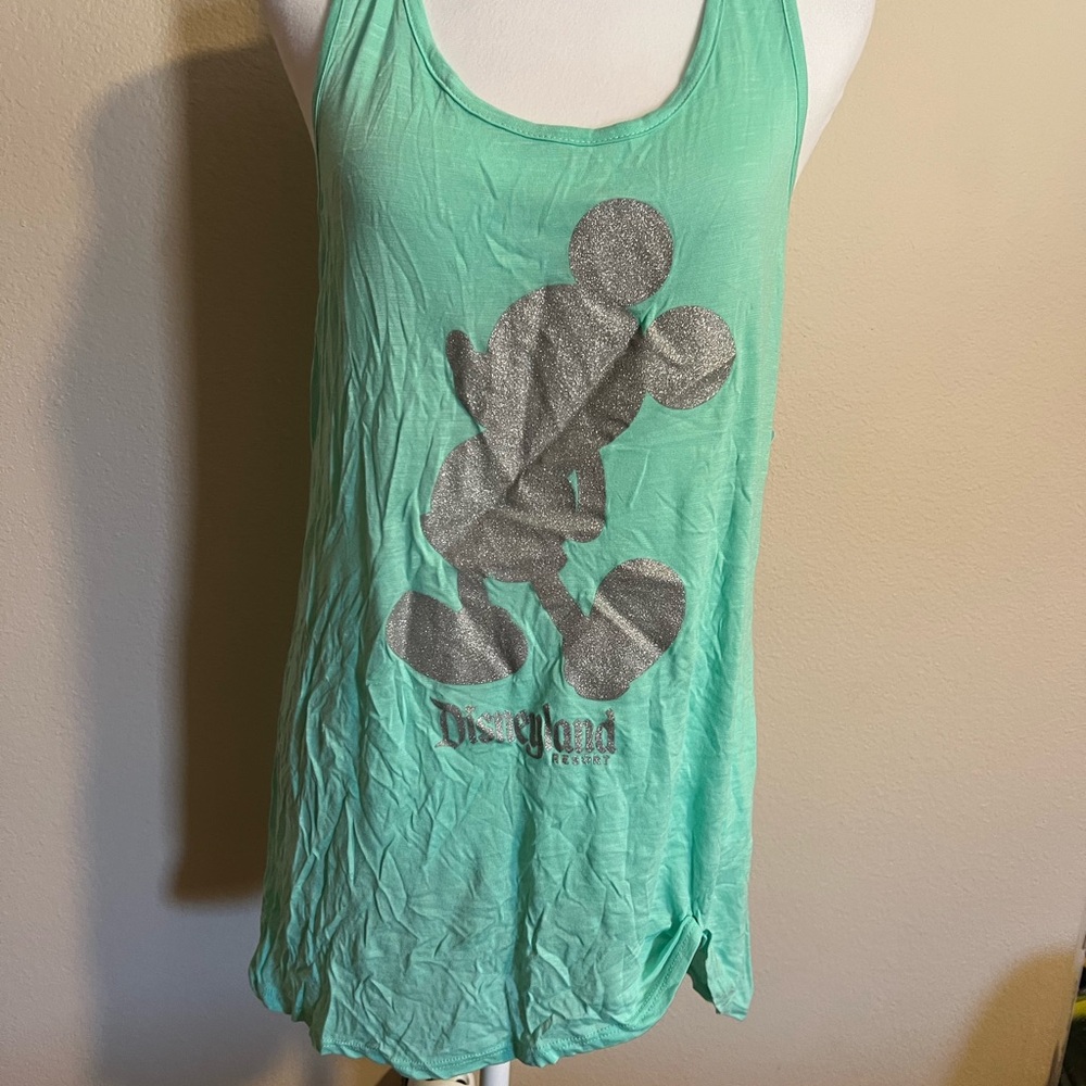 Mickey Green Tank Top